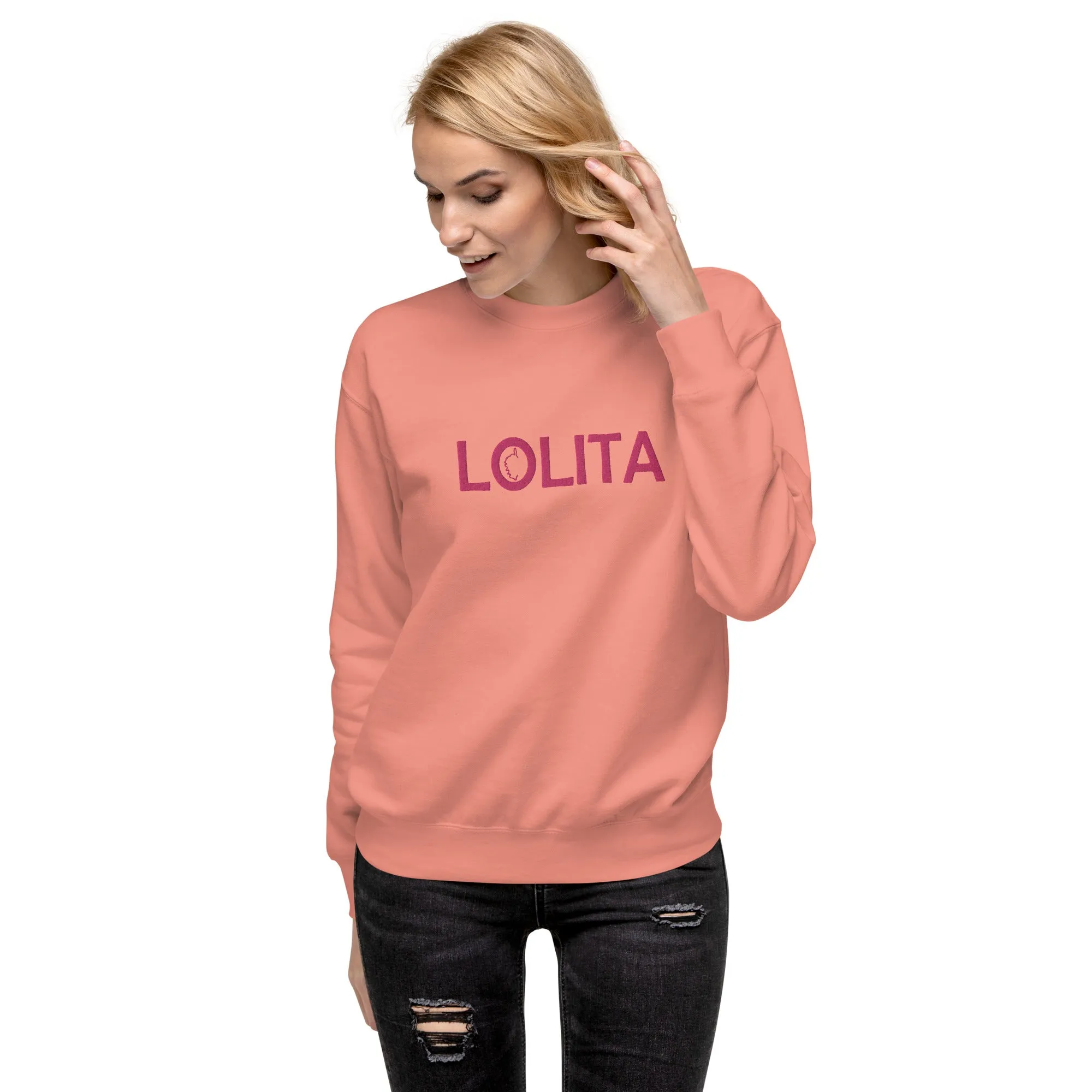 Sweatshirt premium Brodé Lolita