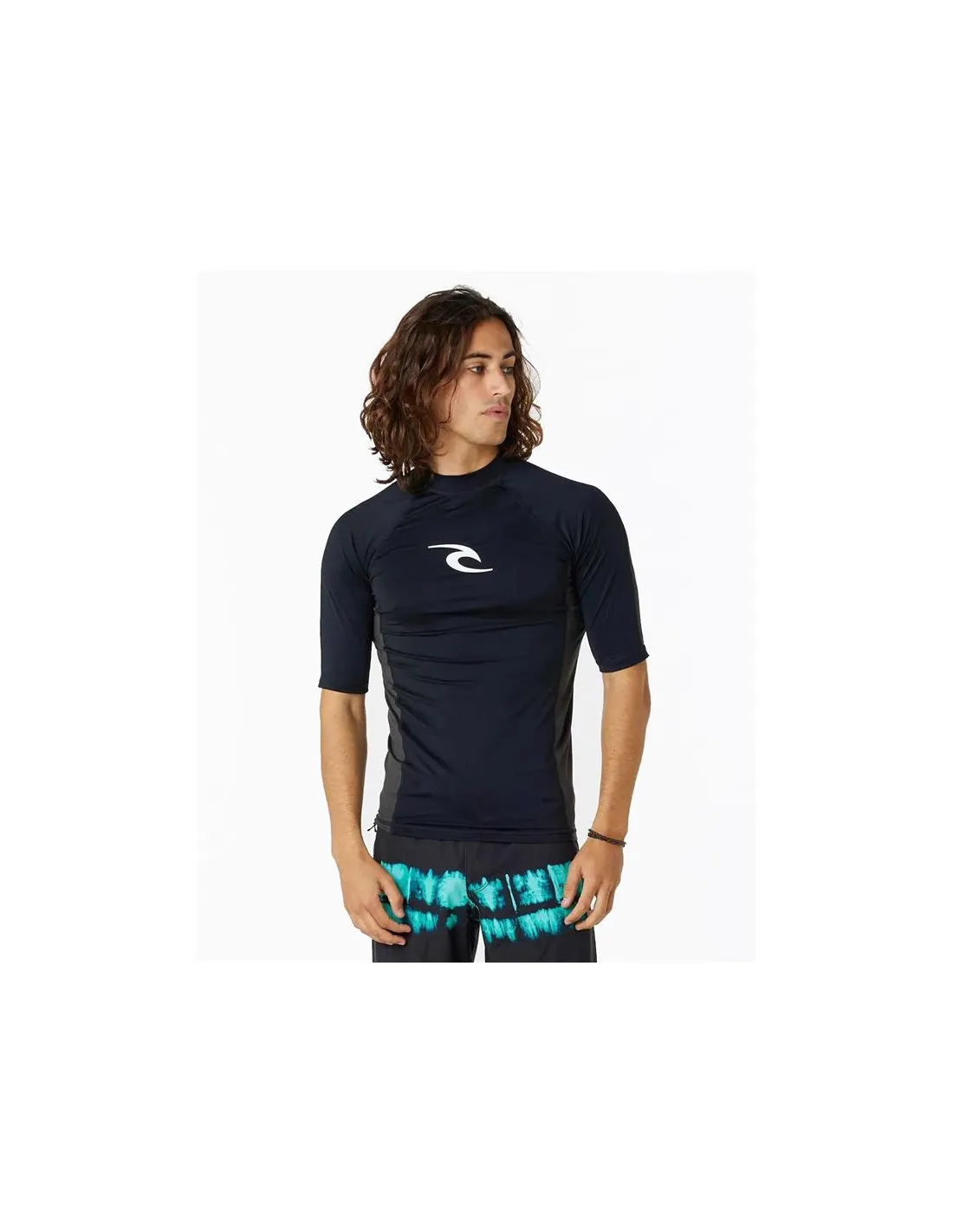 T-shirt de Surf Rip Curl Waves pf Homme Black