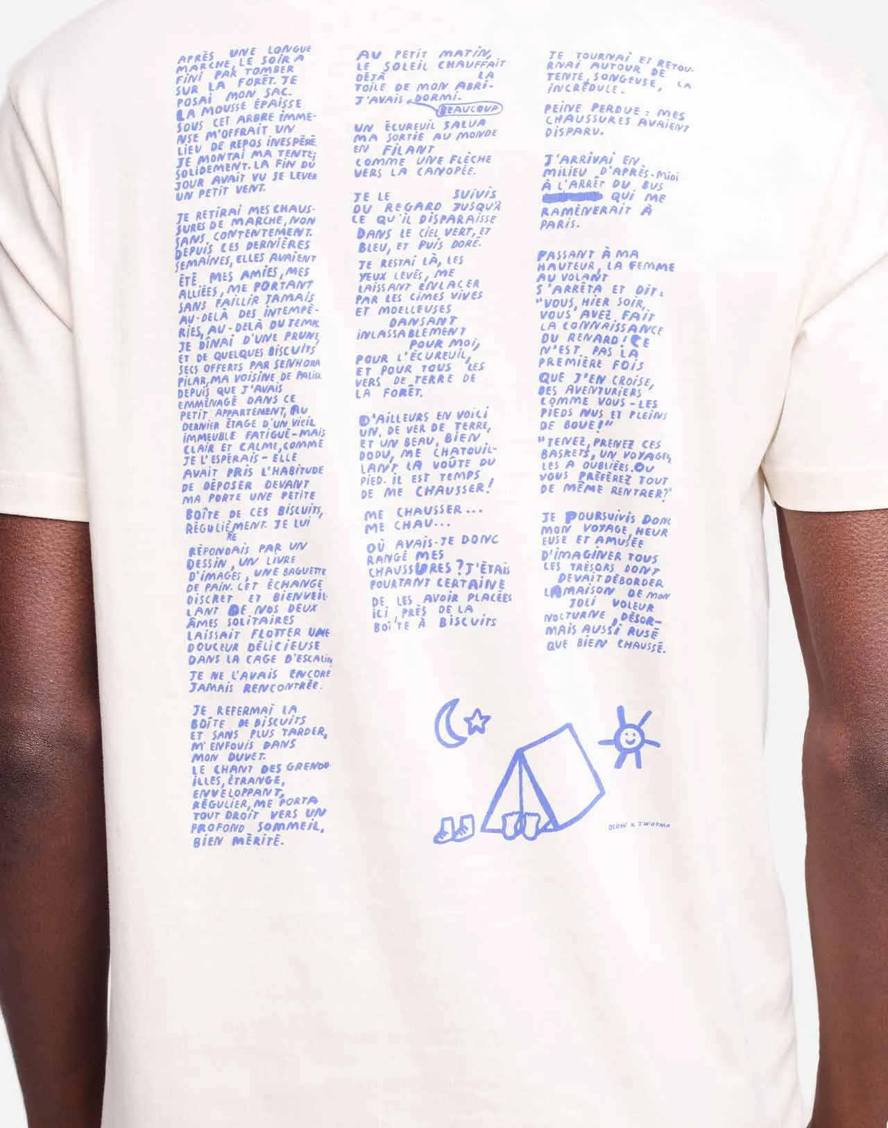 T-shirt Le Vol ivoire Taille S Couleurs Ivoire