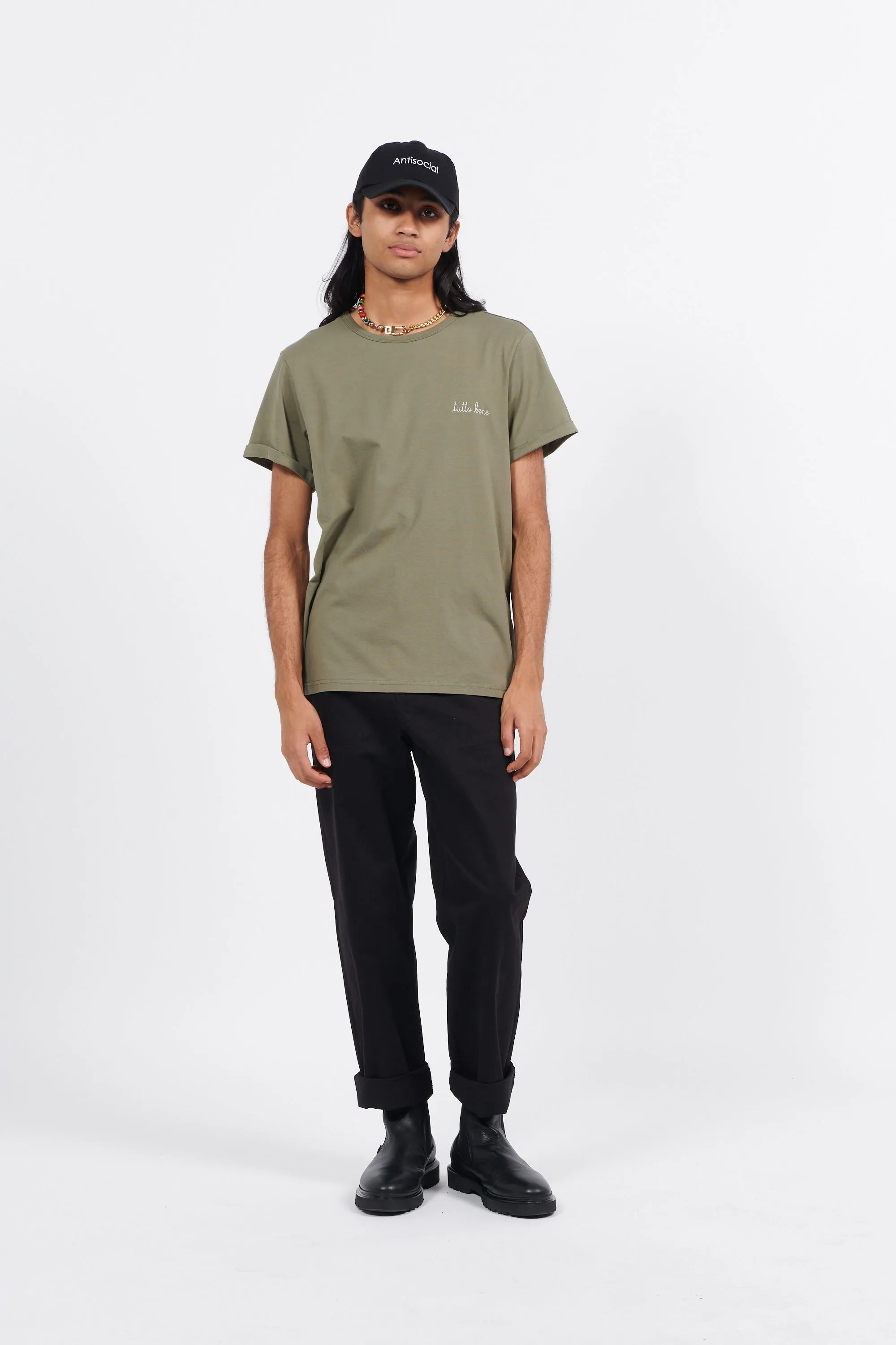 T-shirt Manches Courtes Gris Maison Labiche - Homme | Citadium