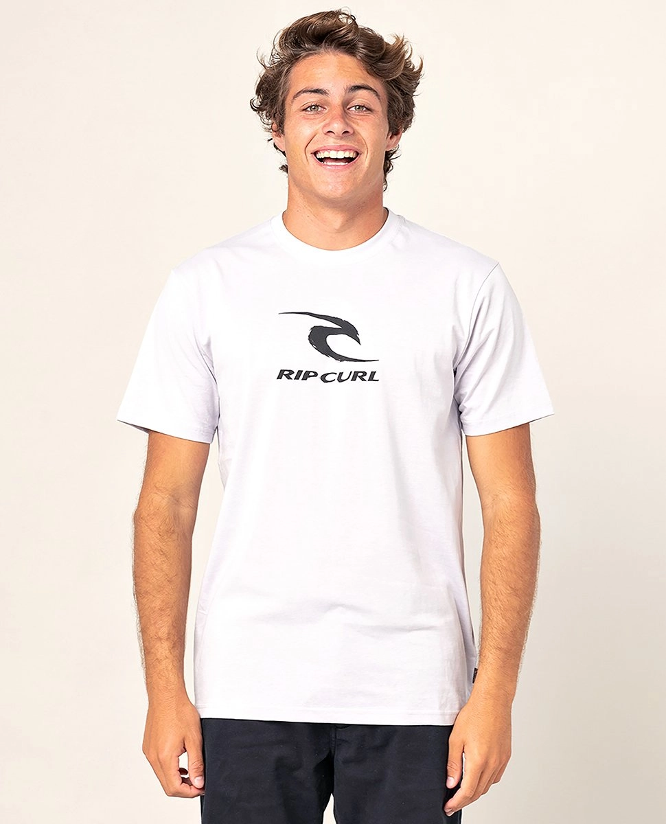 T-Shirt Rip Curl Hommes Icon Used SS Tee Lavender