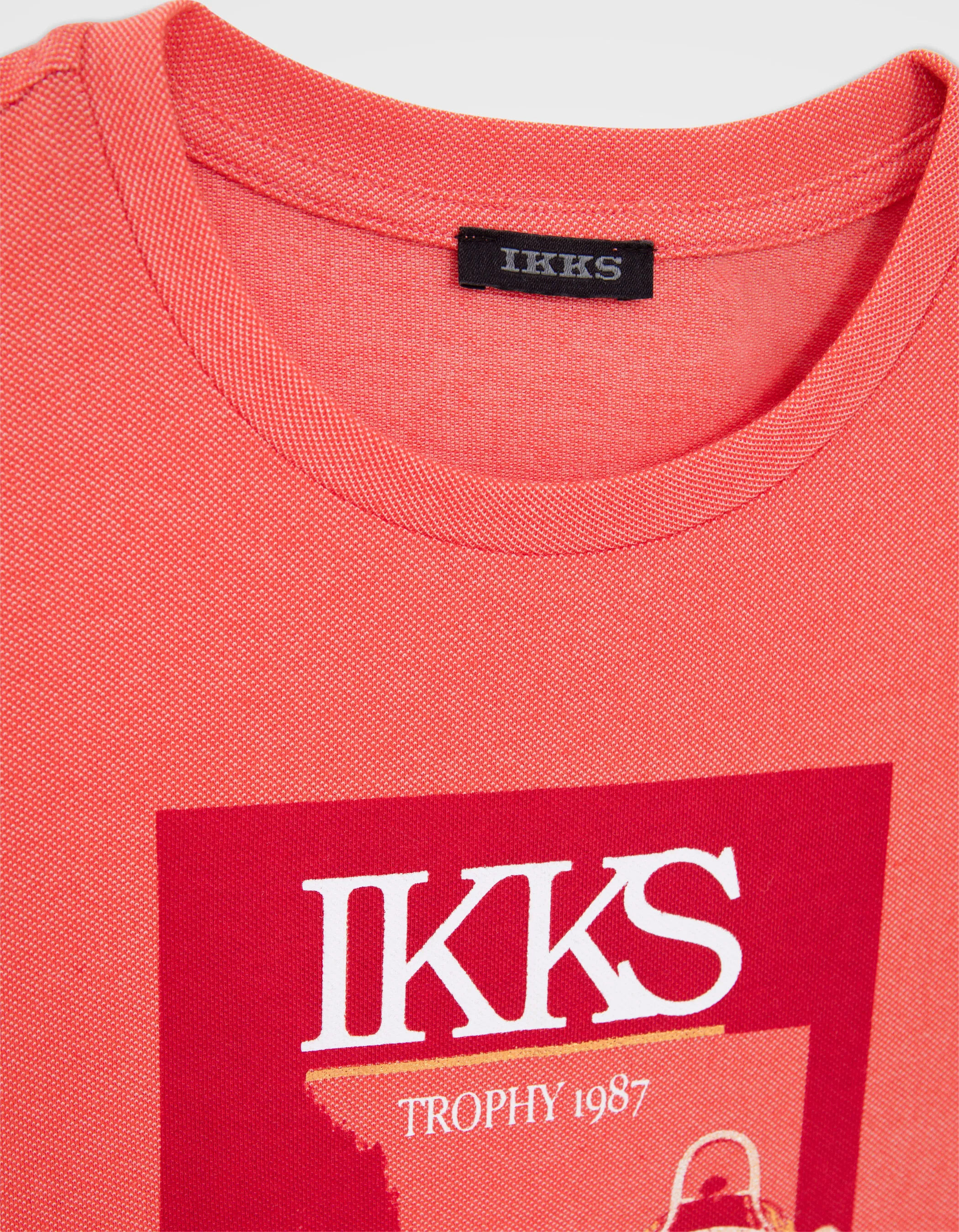 T-shirt rouge visuel voiture vintage garçon