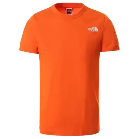 T-Shirt The North Face Enfant S/S Simple Dome Tee Red Orange