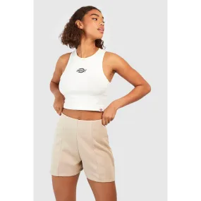 Tall – Short de tailleur en néoprène – Gris pierre