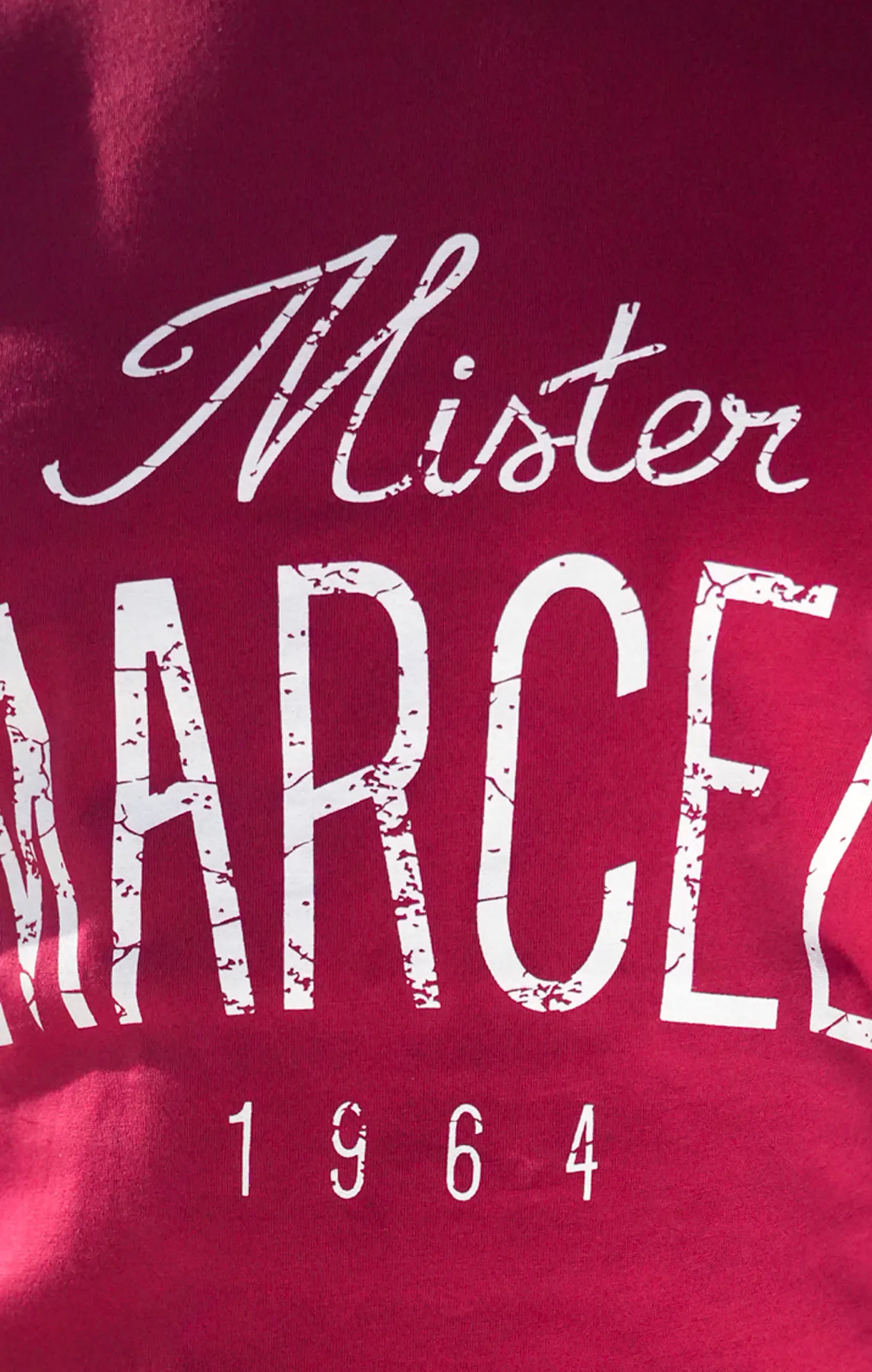 Tee-shirt Manche Courtes homme Mister Marcel NATURAL ROUGE