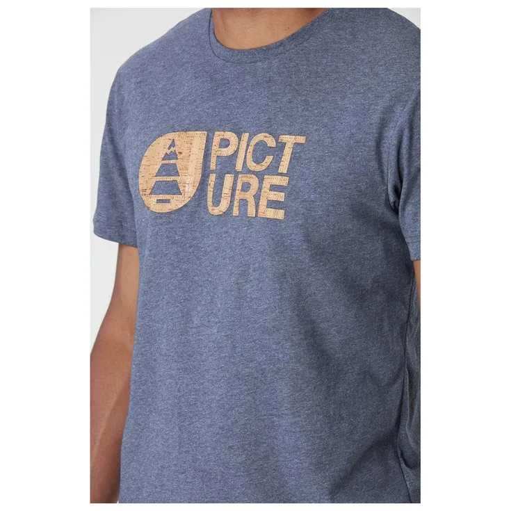 Tee-shirt Picture ---Basement Cork Dark Blue Melange