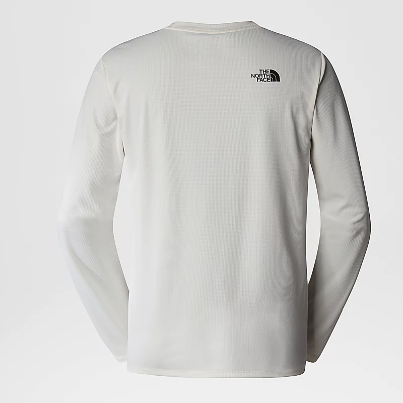 tee shirt the north face M L/S shadow white dune
