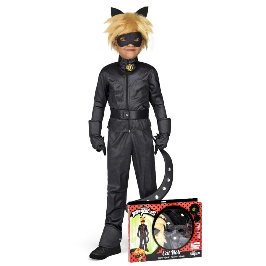 Tenue en coffret Chat Noir pour enfant, Miraculous