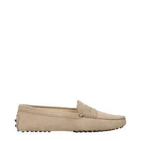 Tod 's Mocassini femme en daim beige