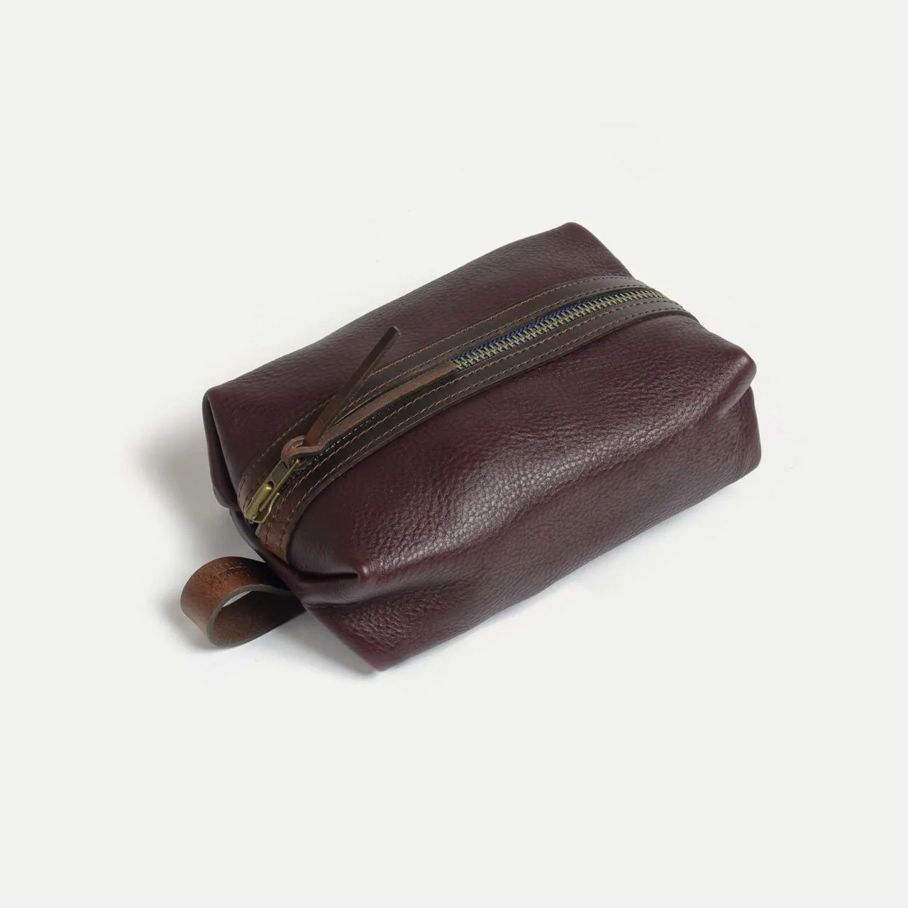 Trousse de toilette ZAZOU - Tourbe - Bleu de Chauffe - Marques de France