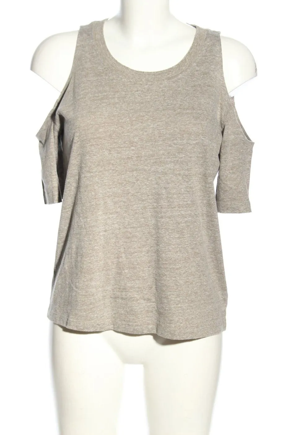 Zoe Tees T-shirt blanc cassé moucheté style décontracté